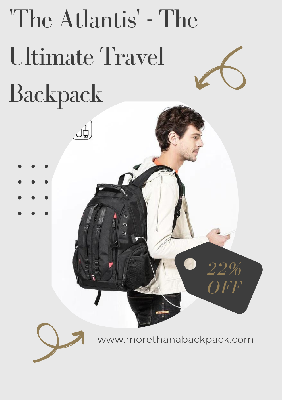 Introducing the Ultimate Travel Backpack! 🚨 More than a backpack